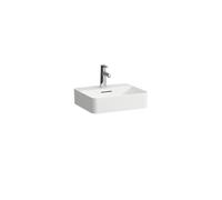 LAUFEN VAL vasque, sans trou pour robinet, avec trop-plein, 450x380mm, H812280A001091, H812280A001091, Colorazione: Bianco con LCC attivo