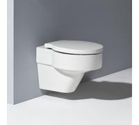 WC sospeso Laufen VAL, scarico basso, senza bordo, 390x530 mm, H820281, Colorazione: Bianco opaco