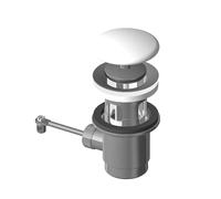 LAUFEN Vanne de vidange, avec couvercle et levier de traction, pour lavabos avec système de vidage/débordement caché, H8981850000001, H8981850000001