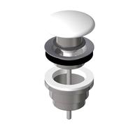 LAUFEN Vanne de vidange, Push-Open, avec couvercle, pour lavabo avec système de vidage/débordement, H8981860000001, H8981860000001