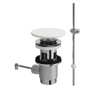 LAUFEN Vanne découlement, standard, avec levier de traction, recouvrement en céramique saphir, H8981917570001, H8981917570001, Colorazione: Bianco opaco