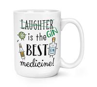 Laughter Gin Is The Migliore Medicine 426ml Grande Tazza - Scherzo Divertente
