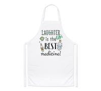 Laughter Gin Is The Migliore Medicine Chef Grembiule - Scherzo Divertente Cucina