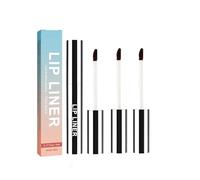 LAUJM Detachable Lip Liner, 3Pcs Peel Off Lip Liner Tattoo, Lip Stain Peel Off, Lip Tattoo Peel Off, Long Lasting, Waterproof, Transfer-proof, Highly Pigmented Color, for All Skin Types (Wine Red)