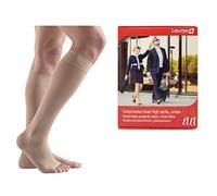 Lauma Medical Calze a compressione medicale aperte in punta - Gambaletti 23-32 mmHg Classe II - Sollievo per gambe stanche e gonfie