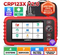 LAUNCH CRP123X V2.0 PRO CRP123E V2.0 Strumento Diagnostica OBD Auto 4 Sistemi