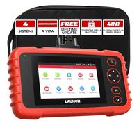 LAUNCH CRP123X V3.0 - OBD2 Diagnostica Auto Professionale per Tutte le Marche - Scanner 4 Sistemi, Reset EPB/FAP/Olio, SAS/BMS/TPMS, Test Batteria, Lettura VIN CON AGGIORNAMENTI GRATUITI A VITA