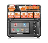LAUNCH CRP129 HD OBD2 Auto Diagnostica, Diagnostica Completa Per Sistemi dDiesel, 7 Reset, Rigenerazione DPF, Reset Dell'olio, Diagnosi Auto Per Autocarri Pesanti, Pick-up, Trattori Semirimorchi