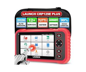 LAUNCH CRP129E Plus V3.0 OBD2 Auto Diagnostica Tutti gli Scanner Sistema con 12+reset, ABS/iniettore/Olio/Valvola A farfalla/EPB/DPF/SAS/TPMS/Bilanciamento Batteria, Aggiornamenti WiFi a vita