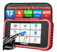 LAUNCH CRP129E V3.0 OBD2 Diagnosi Auto in Italiano con 4 sistemi + 12 servizi di riavvio, Diagnostica con Sistema Motore Trasmissione ABS SRS Oil Reset TPMS EPB SAS DPF Iniettore BMS CANFD&DOIP