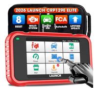 LAUNCH CRP129E V3.0 OBD2 Diagnosi Auto Multimarca con 4 Sistemi e 12 Servizi di Riavvio, Lettore di Codice Sistema Motore ABS SRS Trasmissione, Ripristino Olio TPMS EPB SAS DPF Iniettore CANFD&DOIP