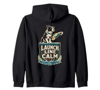 Launch Line Calm Cane Pronto al Tuffo Felpa con Cappuccio