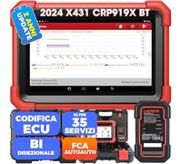 LAUNCH X431 CRP919XBT OBD2 Diagnostico, 2024 Diagnosi Auto Bidirezionale Wireless, Codifica ECU, 31+ Servizi, Scanner Diagnostico per Tutti i Sistemi, Guida V.A.G, Aggiornamento di 2 Anni