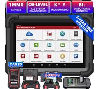 LAUNCH X431 IMMO Elite Strumento di Programmazione Chiavi, con Programmatore di Chiavi X-PROG3, Strumento diagnostico CANFD e DOIP, Oltre 39 Servizi, Test Attivo, Scanner di Tutti i sistemi