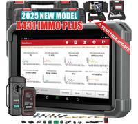 LAUNCH X431 IMMO Plus Dispositivo diagnostico per auto OBD2 con codifica ECU Programmazione chiave completa con oltre 39 servizi di ripristino, ABS, olio, EPB, DPF