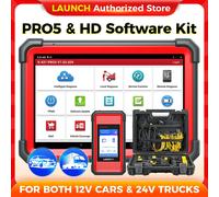 LAUNCH X431 Kit software per carichi pesanti e scanner per camion con strumento diagnostico per auto PRO5 Smartlink 12V 24V X-431 automobilistico per carichi pesanti