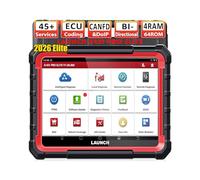 LAUNCH X431 PRO Elite OBD2 Auto Diagnostica, Bi-direzionale, Codifica ECU | 45+ Resets, Diagnosi Auto in Italiano, Guidata V.A.G., CAN FD&DoIP, FCA SGW, Sistema Completo, 2 Anni di Aggiornamento