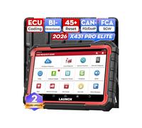 LAUNCH X431 Pro Elite OBD2 Scanner Diagnosi Auto Multimarca Bi-direzionale | Codifica ECU, 45+ Funzioni, CAN FD&DoIP, FCA Autoauth, Diagnostica Sistema Completo, V.A.G Guida, 2 Anni di Aggiornamento