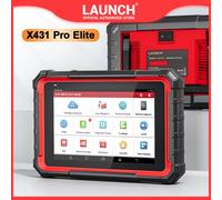 LAUNCH X431 PRO Elite Strumento di scansione scanner OBD2 con strumento diagnostico automobilistico CANFD DOIP Sistema completo di codifica ECU, oltre 37 reset, FCA