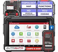 LAUNCH X431 PRO3 - Dispositivo diagnostico APEX OBD2, strumento di scansione auto per meccanici di codifica online, scheda topologia, CAN FD & DoIP, 50+ servizi, diagnostica tutto il sistema, funzioni