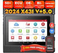 LAUNCH X431 PRO3S+ V+ V5.0 Strumento Diagnostica Codifica ECU 50+ Servizi 10,1''