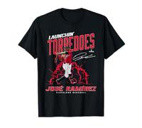 Launchin' Torpedoes Jose Ramirez Cleveland Baseball MLBPA Maglietta