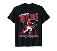 Launchin' Torpedoes Nolan Arenado St Louis Baseball MLBPA Maglietta