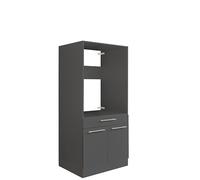 Laundreezy Armadietto lavatrice, grigio antracite, mobile sopraelevato, con certificazione TÜV, tanto spazio, 67,5 x 162 x 67,5 cm
