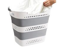 Laundry Basket 42L Large Capacity with Handle Breathable Folding