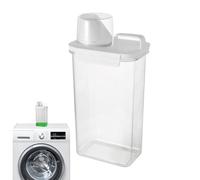 Laundry Detergente per dispenser, Scent Booster Container & Detergent Bottle with Measuring Cup, Stylish Organizer for Laundry Room, Storage for Rice, Cereals, Beans, Kitchen Pantry, Home