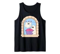 Laundry Ghost Folding Clothes Cute Halloween Chore Funny Canotta