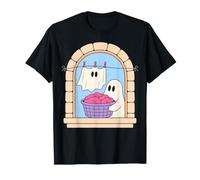 Laundry Ghost Folding Clothes Cute Halloween Chore Funny Maglietta
