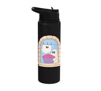 Laundry Ghost Folding Clothes Cute Halloween Chore Funny Stainless Steel Insulated Water Bottle