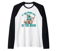 Laundry GNOME Graphic for Women It all Comes out in The Wash Maglia con Maniche Raglan