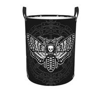 Laundry Hamper Death'S Head Hawk Moth 42X34CM Cesta Portaoggetti | portatile Cesta Porta Biancheria Robusto Portabiancheria Per camera da letto appartamento Lavanderia