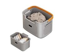 Laundry Hamper Organizer, Handled Dirty Clothes Basket, Small Space Storage Bin, Household Container, Compact Foldable Design, Ideal for Dolls, Towels, and Underwear