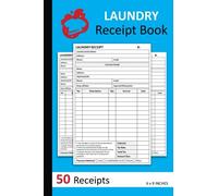 Laundry Receipt Book: Laundry Service Receipt Forms | 50 Receipts