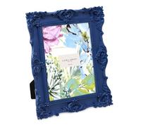 Laura Ashley - Cornice portafoto in resina, lavorata a mano, con cavalletto e gancio, per esposizione da tavolo e parete, motivo floreale decorativo, decorazione per la casa, galleria fotografica, arte 5x7 Dainty