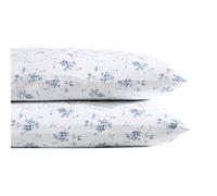 Laura Ashley Home - Collezione rasatello - Set di 2 federe - 100% cotone, liscio e luminoso come seta, biancheria da letto resistente alle pieghe, musa da giardino