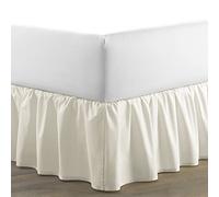 Laura Ashley Home Solid Ivory Ruffled Bedskirt, Full