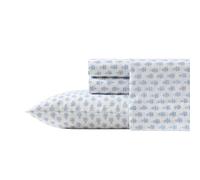 Laura Ashley - Lenzuola Queen, set di biancheria da letto in percalle di cotone, leggero e traspirante, decorazione per la casa (Francesca Blue, Queen)