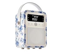 Laura Ashley Monty Radio DAB+/DAB con Bluetooth, FM e 60 Preset - Radio Sveglia con Porta USB per Ricaricare Dispositivi e Ingresso Cuffie - Radio Portatile con Finitura in Legno e Altoparlante 10W