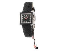 Laura Biagiotti Black Leather Dress Watch