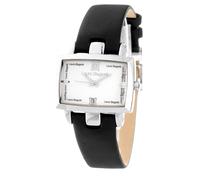 Laura Biagiotti Black Leather Dress Watch