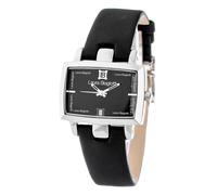 Laura Biagiotti Black Leather Dress Watch