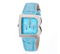 Laura Biagiotti Blue Leather Dress Watch