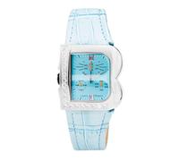 Laura Biagiotti Blue Leather Dress Watch
