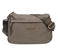 Laura Biagiotti Borsa a Tracolla da Donna, Tessuto Impermeabile, con Tasca Frontale, Linea Lorde, Art.LB25W-101-11 Dimensioni 26x21x10 cm (TERRA BEIGE)