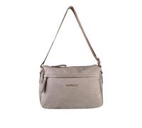 Laura Biagiotti Borsa a Tracolla da Donna, Tessuto Impermeabile, con Tasca Frontale, Linea Lorde, Art.LB25W-101-11 Dimensioni 26x21x10 cm (TERRA BEIGE)