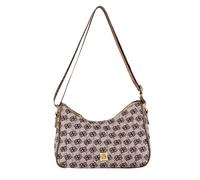 Laura Biagiotti Borsa Donna Linea Iselin, Nylon Trapuntato Impermeabile, Logo LB, Tracolla Regolabile, Dimensioni 29x10x17 cm, Dettagli Dorati, Scomparto con Zip ART.LB25W-105-1 (TERRA)